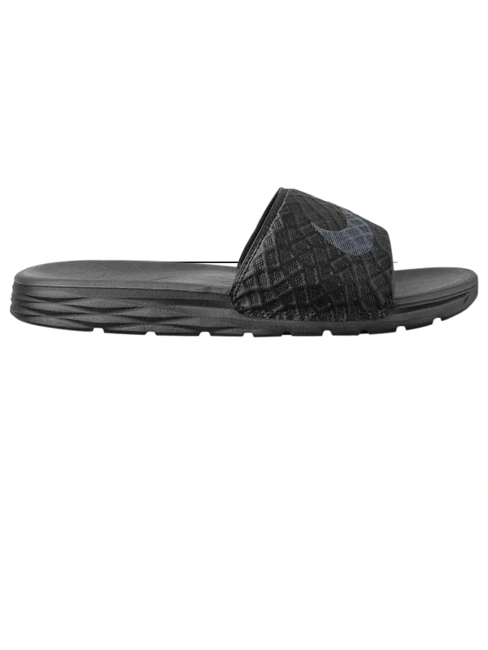 Nike Benassi Solarsoft 2 'Anthracite' Men’s Slip On Sandals Size: 8